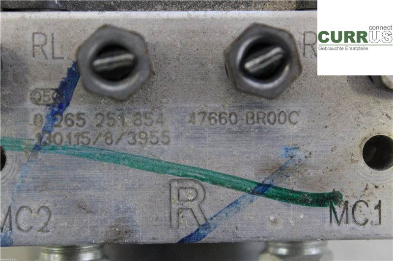 NISSAN QASHQAI   10-14 Unité hydraulique ABS 47660BR00D 1,6 16V