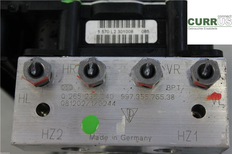PORSCHE 911 64- ABS Hydraulic unit 99735595538 3.8 Carrera 4S