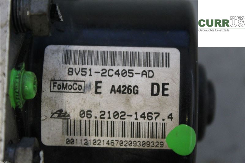 FORD FIESTA     09-12 ABS-Hydraulikeinheit 8V512C405BD 1.25