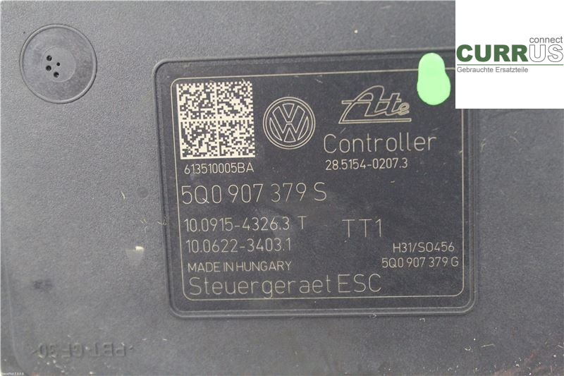 VW GOLF / E-GOLF VII   13-20 ABS Hydraulic unit 5Q0614517T 2,0 GTD