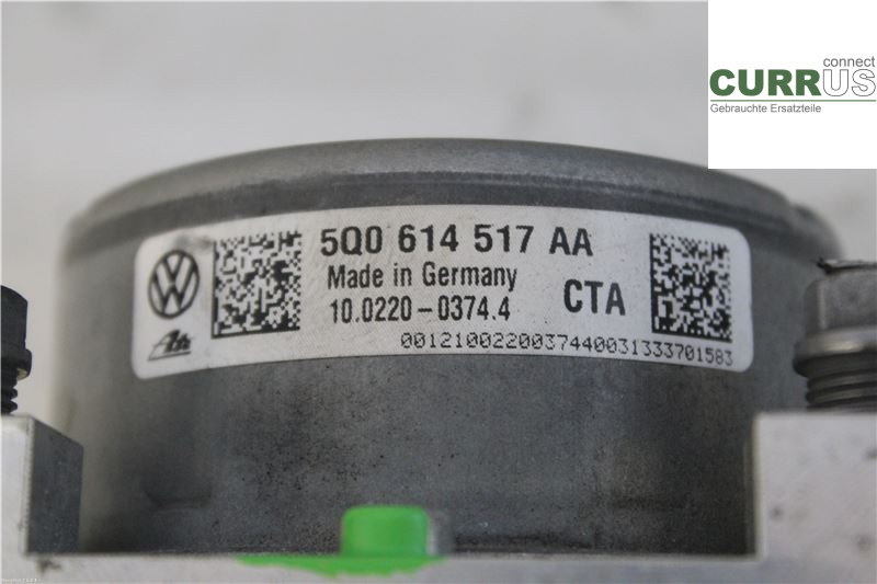 VW GOLF / E-GOLF VII   13-20 ABS-Hydraulikeinheit 5Q0614517AA 1,4 TSI