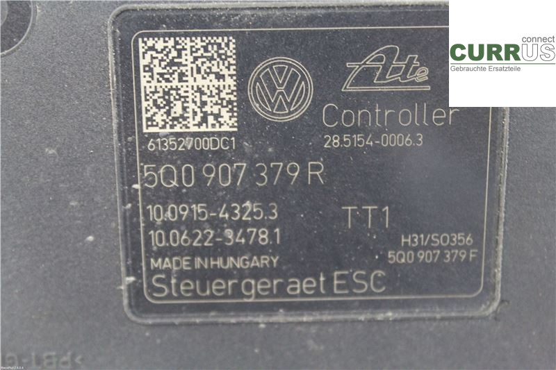 SKODA OCTAVIA  13-20 Hydrauliczna jednostka ABS 5Q0614517Q 1,4 TSI