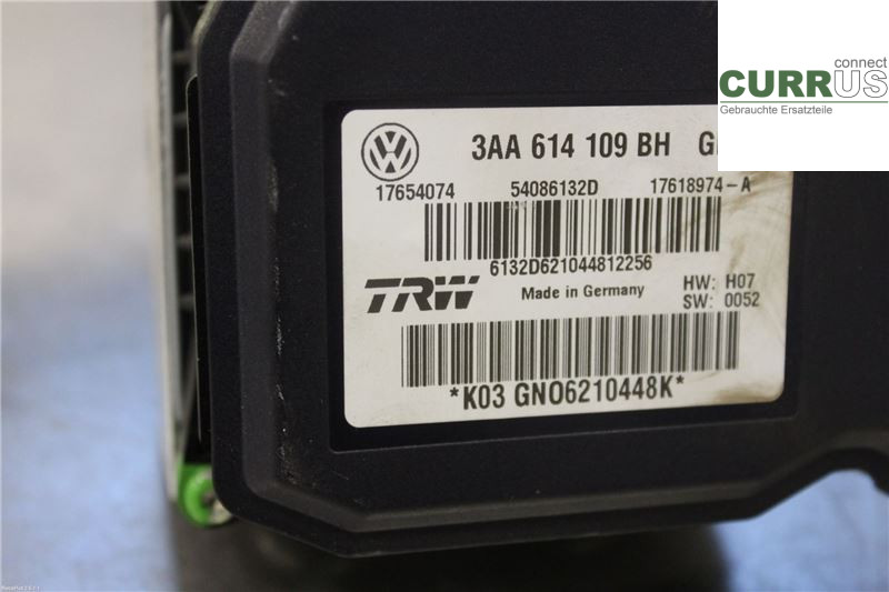 VW PASSAT  11-14 ABS-Hydraulikeinheit 3AA614109BH 2,0 TDI