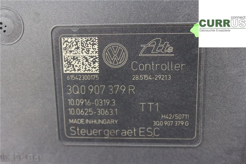 VW PASSAT  15-19 ABS Hydraulic unit 3Q0614517R 2,0 TDI