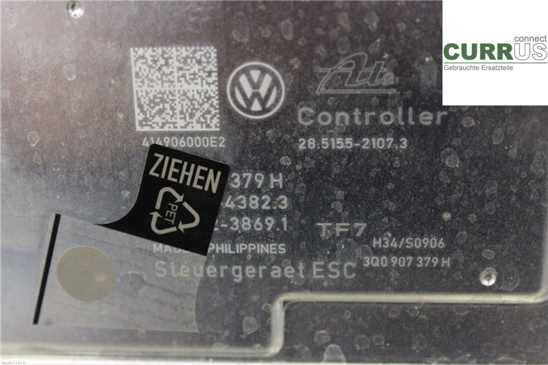 VW PASSAT  15-19 ABS Hydraulic unit 3Q0614517H 2,0 TDI