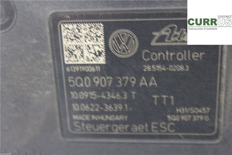 AUDI A3/S3 8V  13-20 Hydrauliczna jednostka ABS 5Q0614517T 2,0 TDI