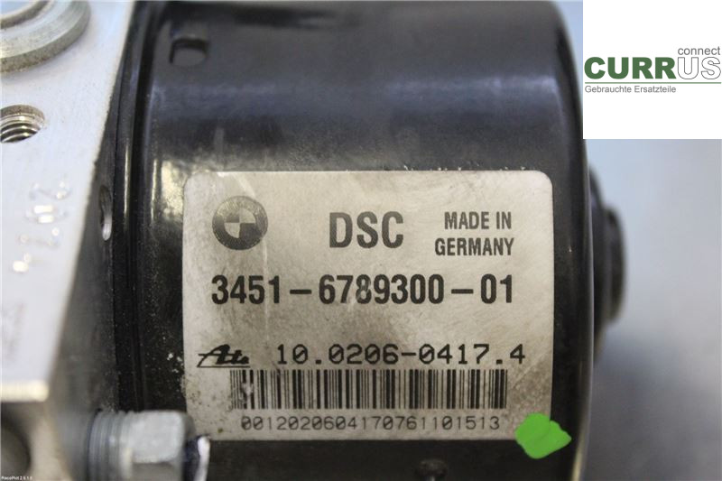 BMW 3 E90/91 SED/TOU 05-12 ABS-Hydraulikeinheit 6795171 320d