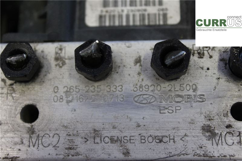 HYUNDAI i30   07-12 ABS hydraulisk enhed 58920-2L500 G4FC
