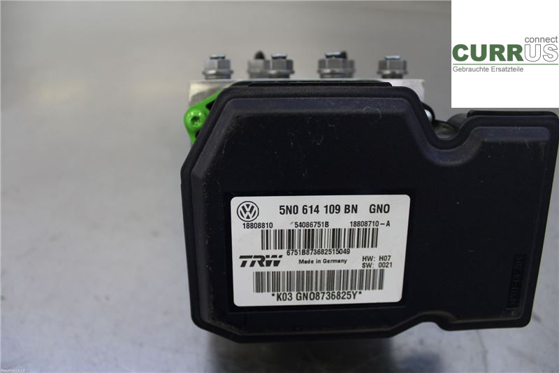 VW TIGUAN 07-16 ABS Hydraulic unit 5N0614109BN 1,4 TSI