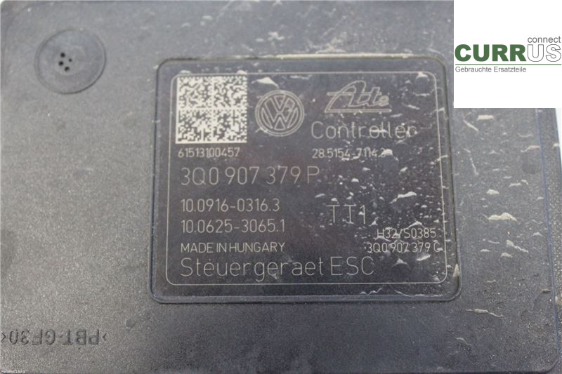 SKODA OCTAVIA  13-20 Hydrauliczna jednostka ABS 3Q0614517P 1,4 TSI G-TEC