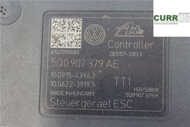 VW GOLF / E-GOLF VII   13-20 ABS hydraulisk enhet 5Q0614517AK 1.4 GTE Hybrid
