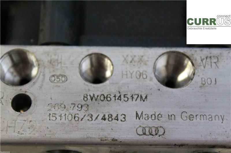 AUDI A4/S4  B9 16-19 ABS Hydraulic unit 8W0614517G 2,0 TDI