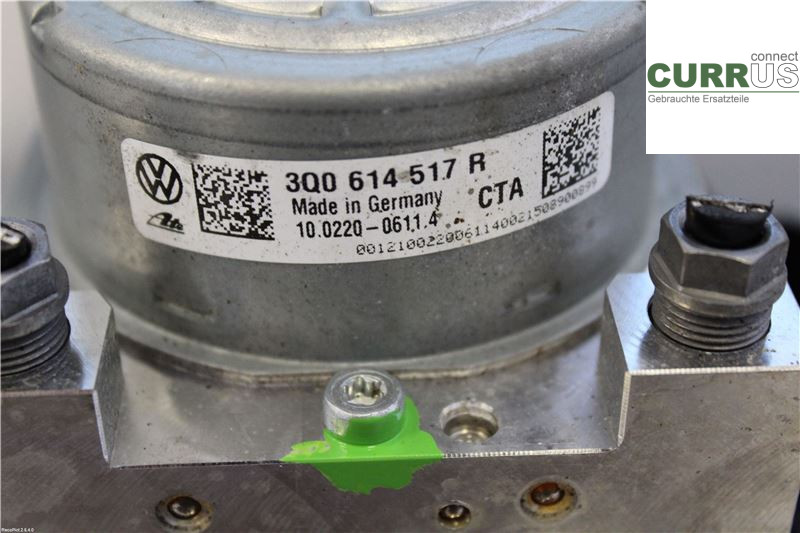 VW GOLF / E-GOLF VII   13-20 ABS Hydraulic unit 3Q0614517R R 2,0 TSI