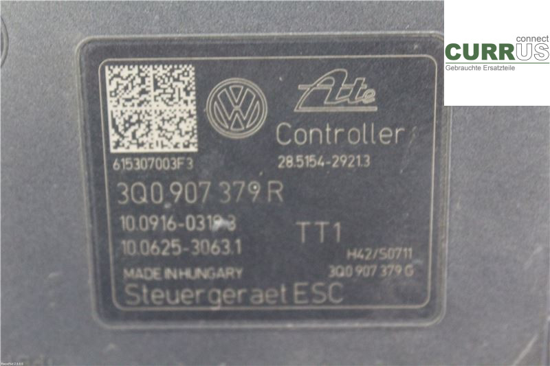VW PASSAT  15-19 ABS Hydraulic unit 3Q0614517R 2,0 TDI