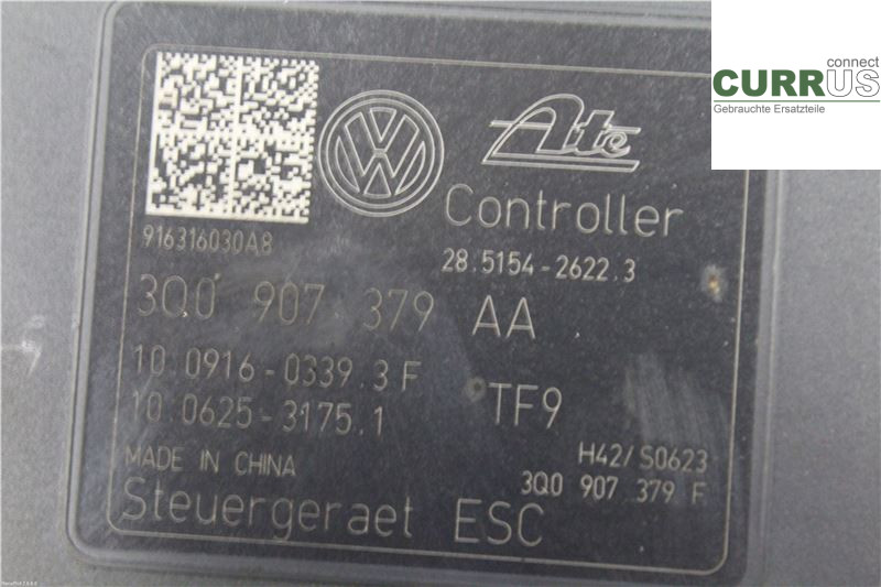 VW PASSAT  15-19 ABS Hydraulic unit 3Q0614517AA 1,4 TSI