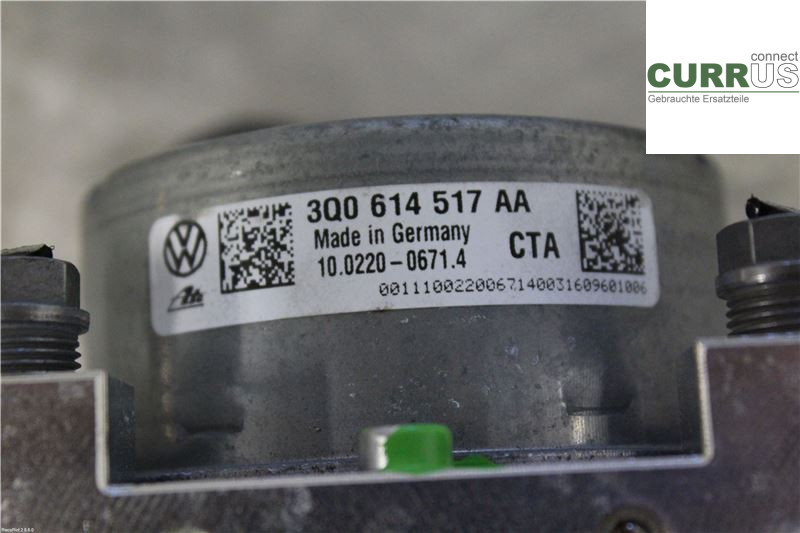 VW PASSAT  15-19 ABS Hydraulic unit 3Q0614517AA 1,4 TSI