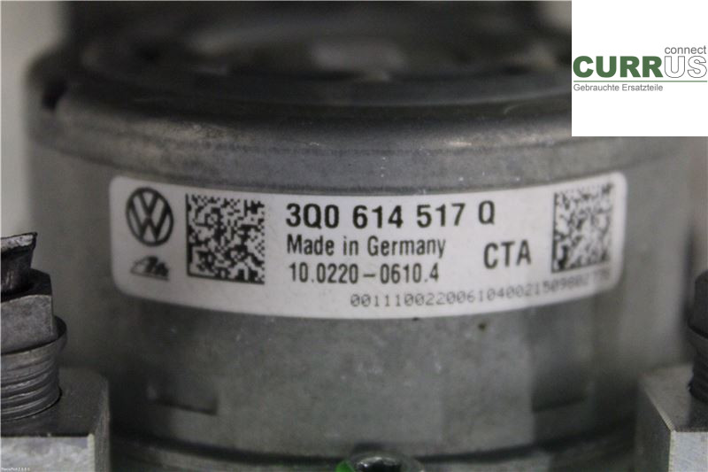 AUDI A3/S3 8V  13-20 ABS Hydraulic unit 3Q0614517Q 2,0 TDI