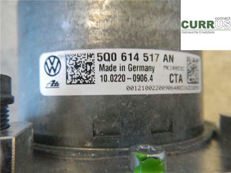 AUDI A3/S3 8V  13-20 ABS Hydraulic unit 5Q0614517ANBEF 1,0 TFSI