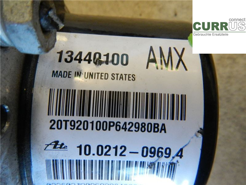 OPEL ASTRA  J    10-15 Unité hydraulique ABS  1.4 Turbo