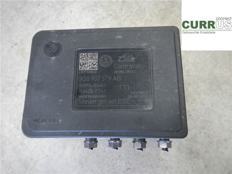 VW GOLF / E-GOLF VII   13-20 ABS hydraulisk enhet 3Q0614517AB R 2,0 TSI
