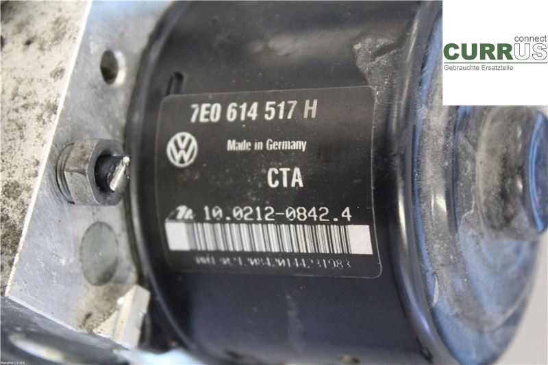 VW TRANSP/CARAVELLE 04-15 ABS hydraulisk enhed 7E0614517H 2,0 TDI