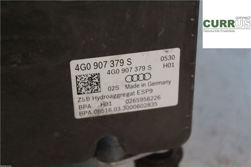 AUDI A6/S6 4G   11-18 ABS-Hydraulikeinheit 4G0614517AK 2,0 TDI