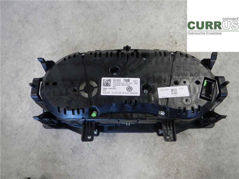 VW GOLF / E-GOLF VII   13-20 Instrument cluster / comb 5G1920740B 1,2 TSI