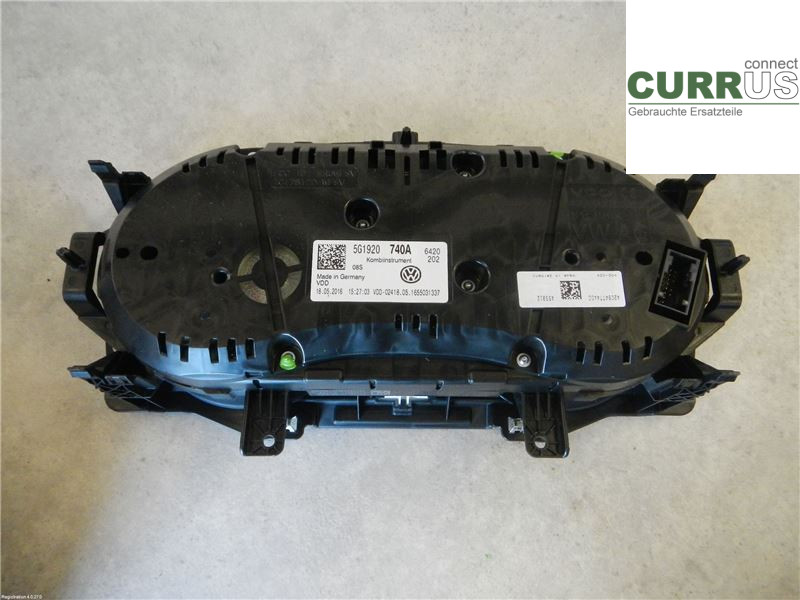 VW GOLF / E-GOLF VII   13-20 Instrument cluster / comb 5G1920740A 1,2 TSI
