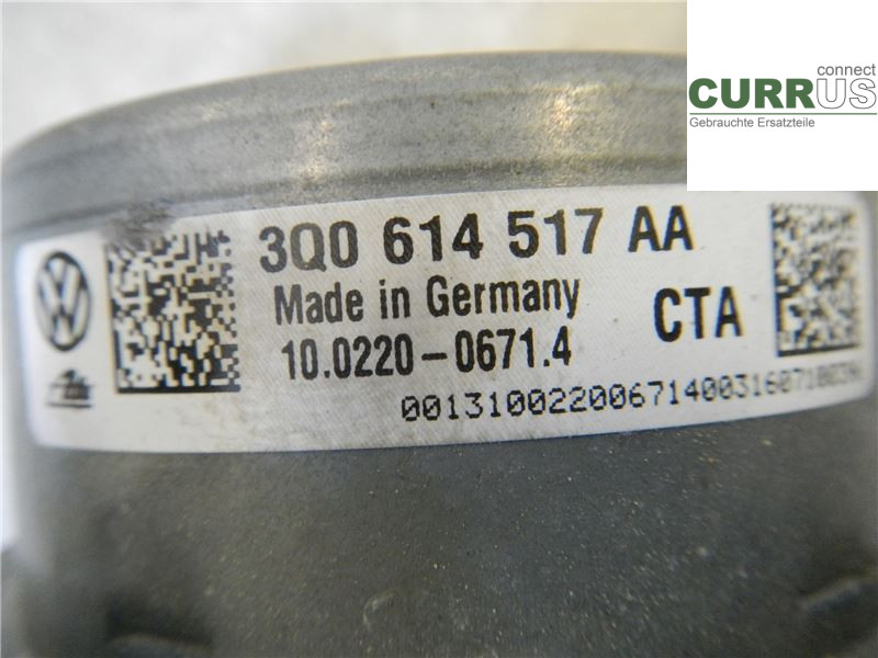 VW PASSAT  15-19 Hydrauliczna jednostka ABS 3Q0614517AA 1,4 TSI