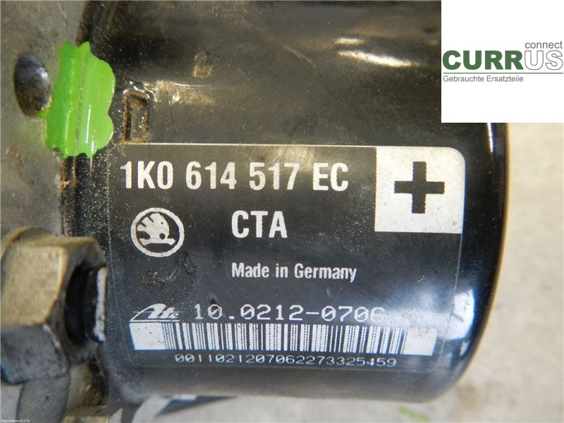 SKODA YETI ABS Hydraulic unit 1K0614517EC 2,0 TDI