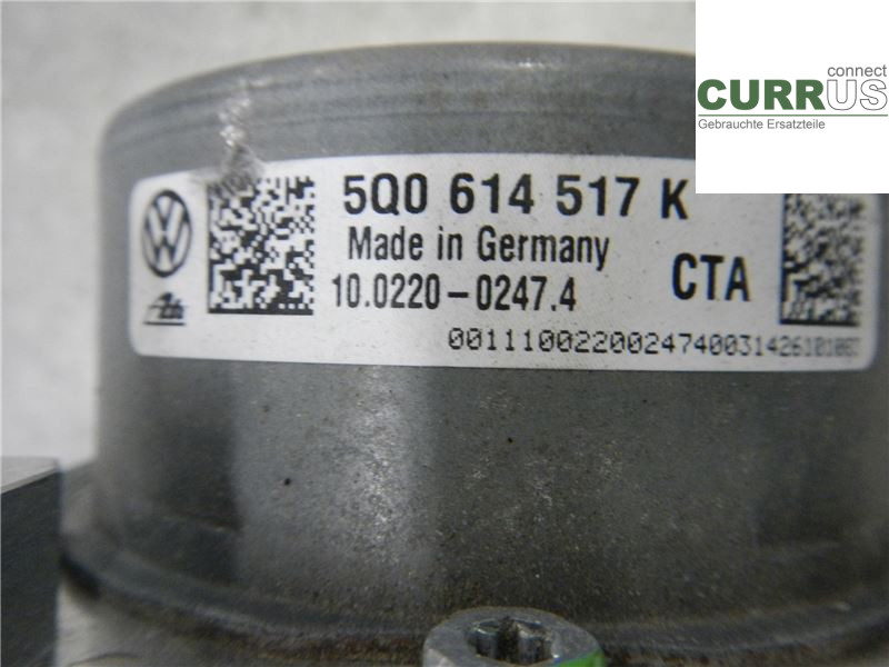 AUDI A3/S3 8V  13-20 ABS Hydraulic unit 5Q0614517K 1,4 TFSI