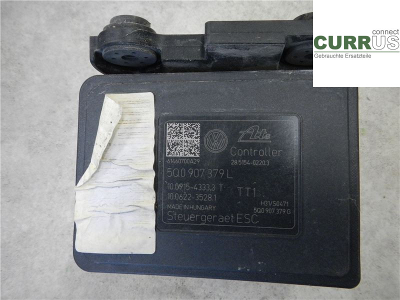 AUDI A3/S3 8V  13-20 ABS Hydraulic unit 5Q0614517K 1,2 TFSI