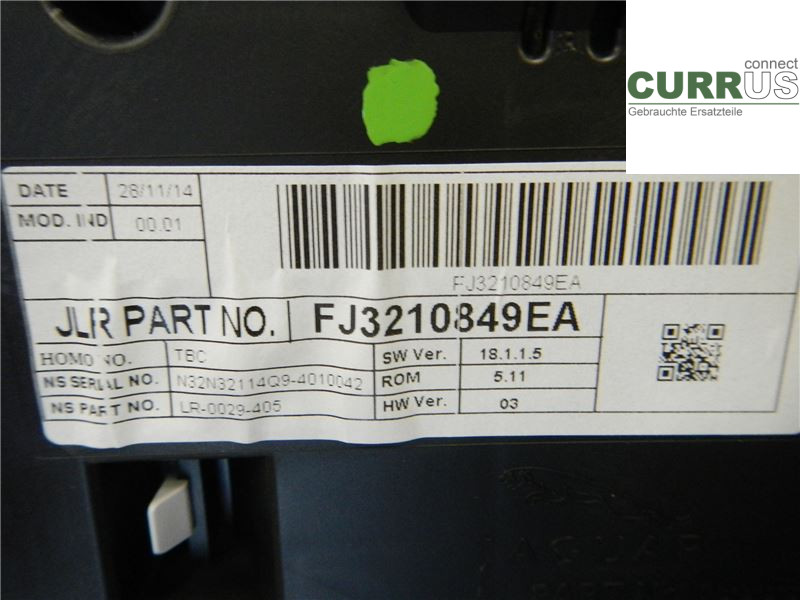 LAND ROVER EVOQUE  L538  11-18 Instrumentkam  2,2 D