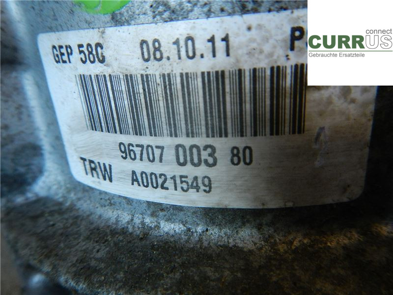 PEUGEOT 308 08-13 Power steering pump (electric)  1,6 HDI