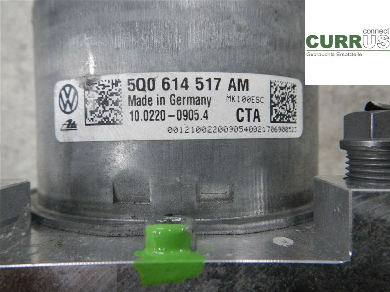 SKODA OCTAVIA  13-20 ABS-Hydraulikeinheit 5Q0614517AM 1,0 TSI