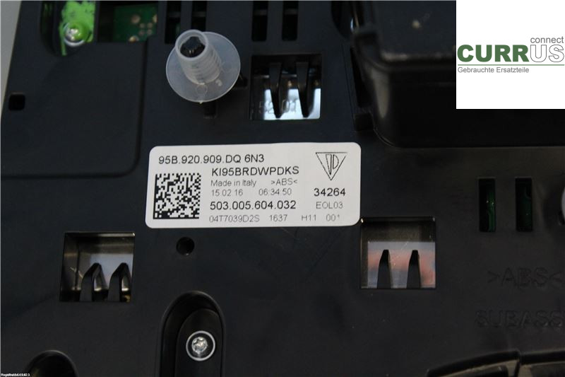 PORSCHE MACAN 14- Instrument cluster / comb 95B920904EF 3,0 TDI