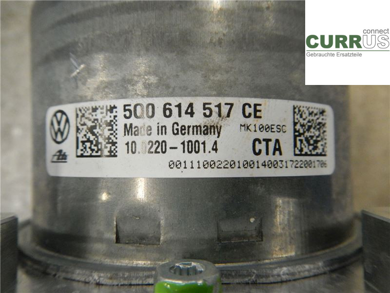 VW GOLF / E-GOLF VII   13-20 ABS Hydraulic unit 5Q0614517CE 1,0 TSI