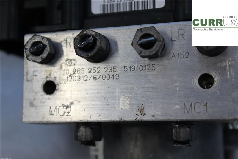 FIAT PUNTO EVO 10-12 ABS Hydraulic unit 71771143 1.2