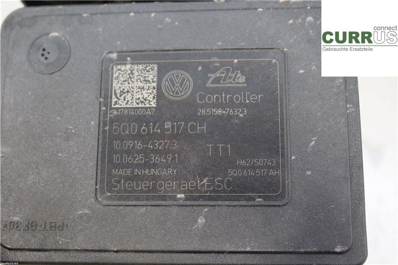 VW PASSAT  15-19 ABS hydraulisk enhet 5Q0614517CH 2,0 TDI