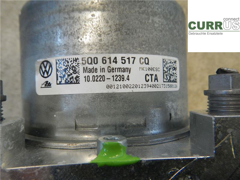 VW GOLF / E-GOLF VII   13-20 ABS Hydraulic unit 5Q0614517CQ DDYA