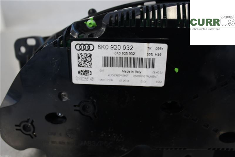 AUDI A4  12-15 Instrument cluster / comb 8K0920932 2,0 TDI