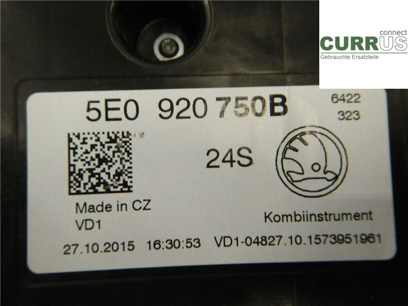 SKODA OCTAVIA  13-20 Instrumentenkombination 5E0920750B CYVB