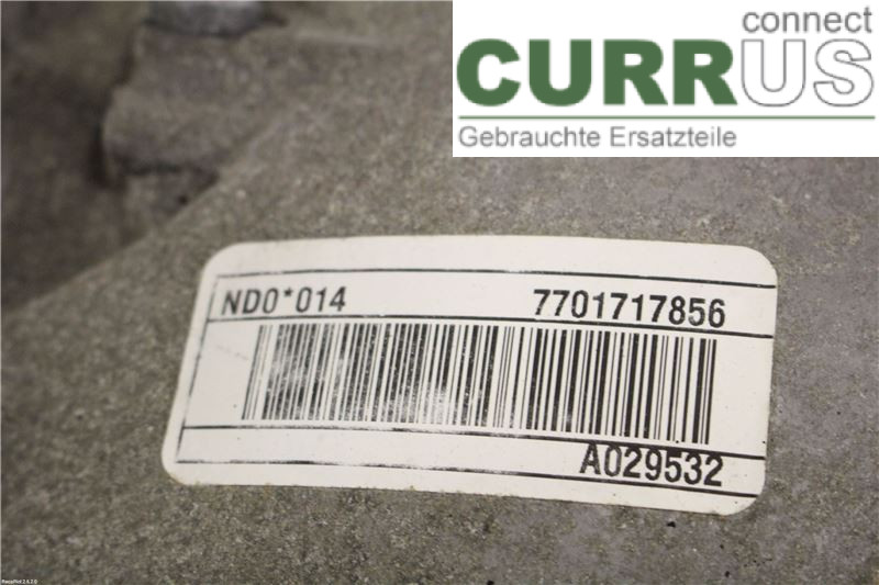 RENAULT MÉGANE II  06-08 Boîte 6 vitesses 7701717856 2,0 16V