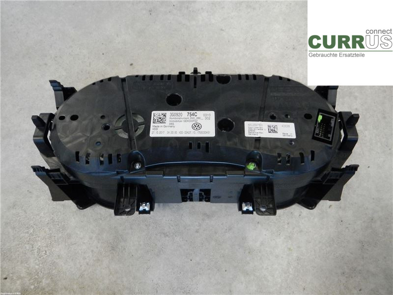 VW PASSAT  15-19 Instrumentenkombination 3G0920754C cukc