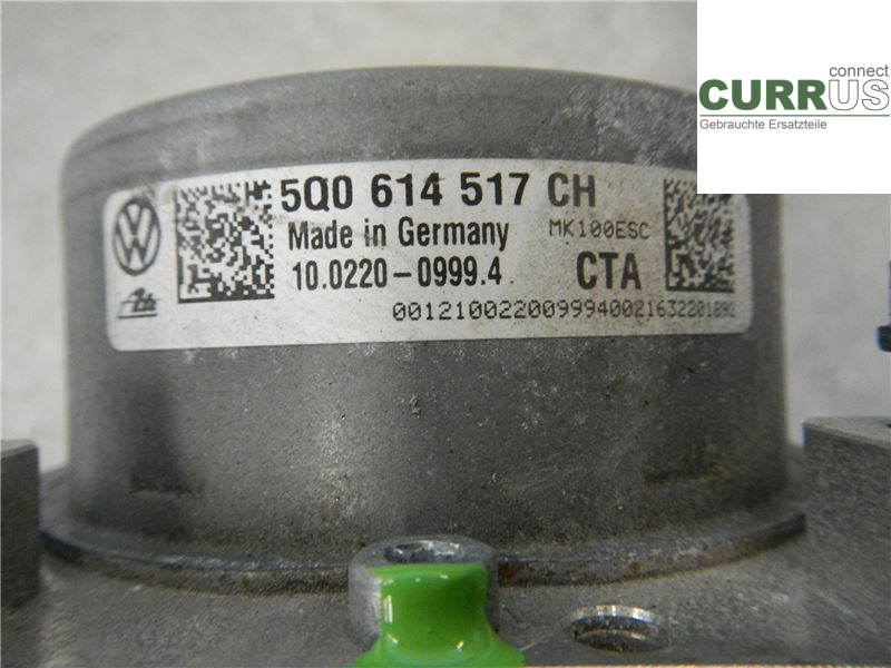 VW GOLF / E-GOLF VII   13-20 ABS hydraulisk enhet 5Q0614517CH CJXC