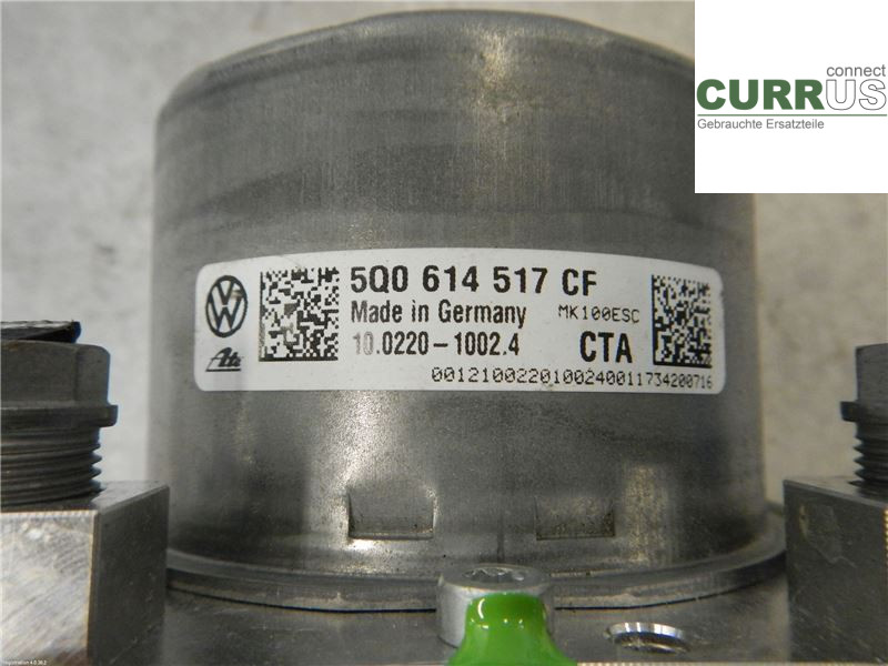 AUDI A3/S3 8V  13-20 ABS Hydraulic unit 5Q0614517CF DADA