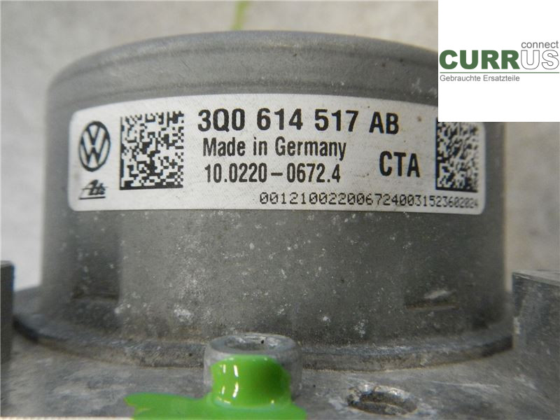 VW PASSAT  15-19 ABS hydraulisk enhet 3Q0614517AB DFCA