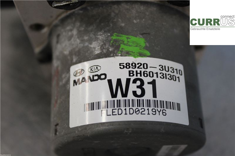 KIA SPORTAGE  11-15 ABS Hydraulic unit 589203U310 D4HA