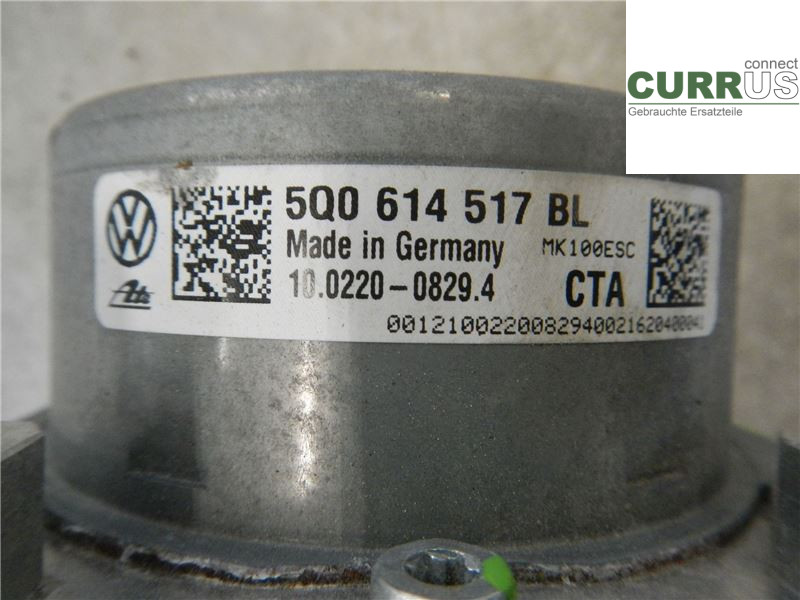 VW GOLF / E-GOLF VII   13-20 ABS hydraulisk enhed 5Q0614517BL CUKB