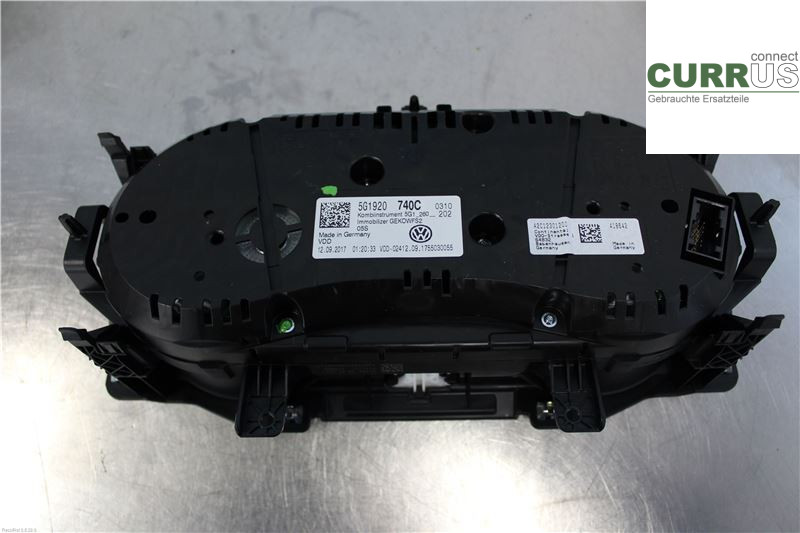 VW GOLF / E-GOLF VII   13-20 Instrumentpanel / kombiinstrument 5G1920740C CHZC